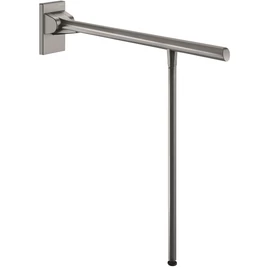 DELABIE Be-Line exkluzív fali felhajtható kapaszkodó lábbal, 5mm hátfallal, D=42mm, alumínium, antracit, 650mm