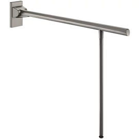 DELABIE Be-Line exkluzív fali felhajtható kapaszkodó lábbal, 5mm hátfallal, D=42mm, alumínium, antracit, 850mm