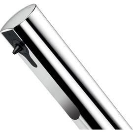 DELABIE TEMPOMATIC 4 mosdópulton álló automata szappanadagoló 1L easy-clip tartállyal, elemes, krómozott fényes