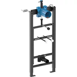 DELABIE TEMPOFIX 3 piszoár szerelőkeret vízzáró BOX-szal és transzformátorral TEMPOMATIC 4 automata piszoár öblítőszelephez, 35mm gumiharangos bekötésű piszoárokhoz, elemes, kit 1/2