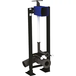 DELABIE TEMPOFIX 3 WC szerelőkeret elemes automata és nyomógombos direkt WC öblítőszelepekhez, BOX, álló, önhordó, 10-120mm vastag falakra, kit 1/2