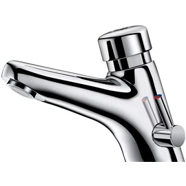 DELABIE TEMPOMIX 2 AB vandálbiztos álló időzített nyomógombos csaptelep blokkolásgátlóval H-M vízre