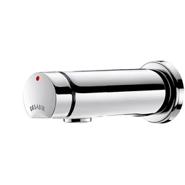 DELABIE TEMPOSOFT 2 fali időzített Soft-Touch nyomógombos csaptelep kevert vízre falon belüli vízcsatlakozással 110mm