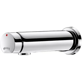 DELABIE TEMPOSOFT 2 fali időzített Soft-Touch nyomógombos csaptelep kevert vízre falon belüli vízcsatlakozással 150mm