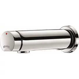 DELABIE TEMPOSOFT 2 időzített Soft-Touch nyomógombos csap kevert vízre, 7mp, max. 55mm fali paneles rögzítés, megerősített biztonsági rögzítőelemmel