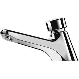 DELABIE TEMPOSTOP vandálbiztos álló csaptelep időzített nyomógombbal kevert vízre