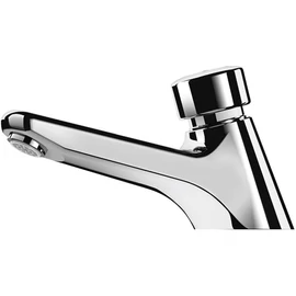 DELABIE TEMPOSTOP AB vandálbiztos álló csaptelep blokkolásgátlós időzített nyomógombbal kevert vízre