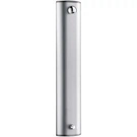 DELABIE zuhanyfal fix zuhanyfejjel, nyomógombos, kevert vízre, alumínium, felső bekötés