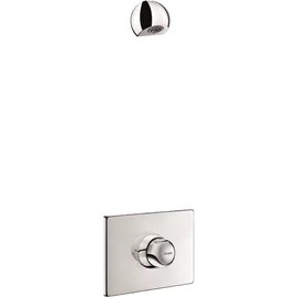 DELABIE TEMPOMIX beépített zuhanyszett - fejkeverős időzített nyomógombos zuhanycsap előlap 790BOX szerelődobozhoz + ROUND zuhanyfej, H-M vízre, 6L/p, kit 2/2