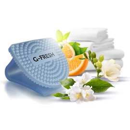 G-FRESH Linen Breeze - frissen mosott ruha illatú illatosító párna CLIP-es akasztóval, flexibilis fül, újrahasznosítható EVA műanyag, 30 napos