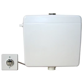 Pneumatikus működtetésű WC tartály szett, falon belüli/kívüli nyomógombbal