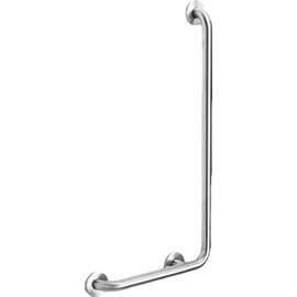 90°-ban hajlított kapaszkodó, L-alakú, 400*800 mm, selyem, balos
