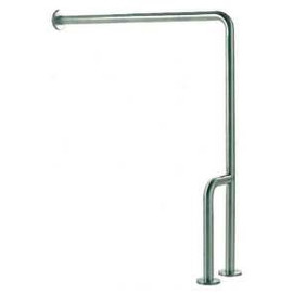 90°-os falra és padlóra rögzített kapaszkodó, selyem, jobbos