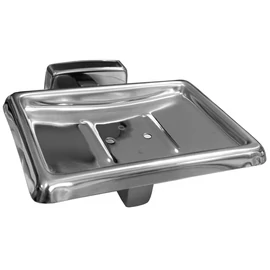 Szappantartó, r.m. acél, fényes, INOX
