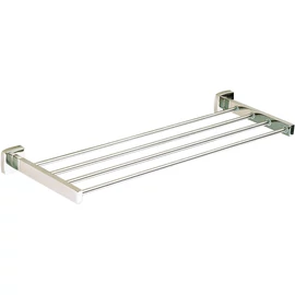 Rácsos törölközőtartó, 457x220mm, fali rögzítés, 4 bordás, INOX kollekció, rozsdamentes acél, selyem matt