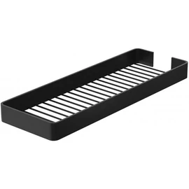 Pompei fali rácsos zuhanypolc AISI304 r.m. acélból, matt fekete