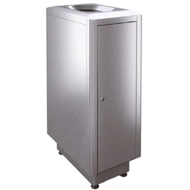 SKYLINE S100-IL prémium hulladékgyűjtő 95L belső fém rekesszel, zárható, önoltó, 1,5mm r.m. acél