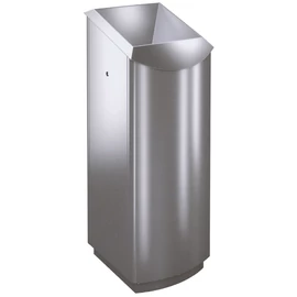 TEMPTATION METRO-S1 vandálbiztos álló hulladékgyűjtő 60L-es belső fém rekesszel, zárható, önoltó, 1,5mm r.m. acél