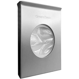 Fali intim hulladékgyűjtő tasak adagoló, 25db-os csomaghoz, r.m. acél, Silk Touch ujjlenyomatmentes