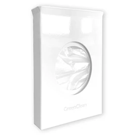 Fali intim hulladékgyűjtő tasak adagoló, 25db-os csomaghoz, acél, fehér