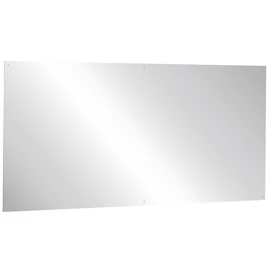 Vandálbiztos, rozsdamentes acél tükörlap, 1200x600mm, furatolt