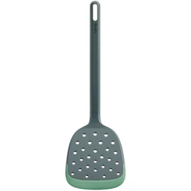 Lékué Non-Scratch Slotted Turner karcmentes lyukacsos spatula, akasztóval, hőálló, műanyag, zöld - 883507