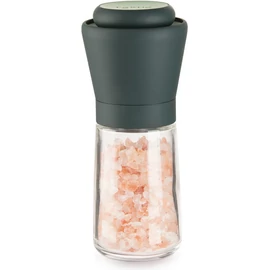 Lékué Salt and Pepper Mill üveg só és borsőrlő fűszermalom állítható finomságú, kopásálló kerámia örlőfejjel, üveg tartály, szürke - 887222