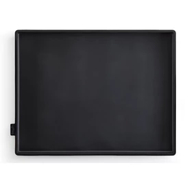 Lékué Non-spill Silicone Baking Tray szilikon sütőlap, megemelt peremmel kiömlés ellen, 305x400mm, fekete - 888045