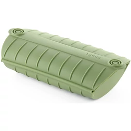 Lékué Steam Cooker szilikon gőzpároló edény, 1-2 főre, mikrohullámú sütőbe és hagyományos sütőbe, platina szilikon, zöld - 890581