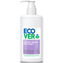 ECOVER Hand Soap bőrbarát kézmosó folyékonyszappan, környezetbarát, biológiailag lebomló és vegán összevetőkkel, pumpás flakon, Levendula - Aloe vera illatú, 250ml/flakon