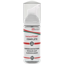 SCJP InstantFOAM COMPLETE alkoholos kézfertőtlenítő hab, széles hatásspektrum, illat- és színezékmentes, hipoallergén, 47ml pumpás flakon