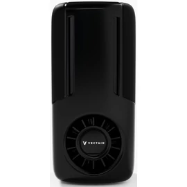 V-Air Flow innovatív ventilátoros illatosító készülék 30 napos cikluson át fokozódó légáramlattal, akár 55m3 aktív illatosítására, elemes, venturi effektust képző műanyag ház, fekete