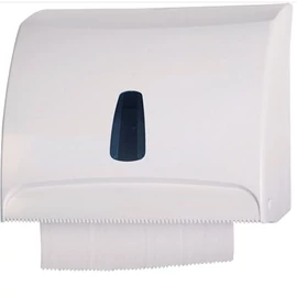 Kombinált C/Z és tekercses papíradagoló, műanyag, fehér