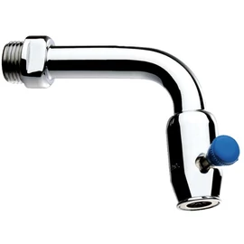 DELABIE fix fali kifolyószelep félfordulatos elzárással, 80 mm kinyúlással