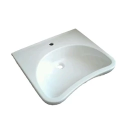 Akadálymentes, egészségügyi mosdókagyló, konkáv