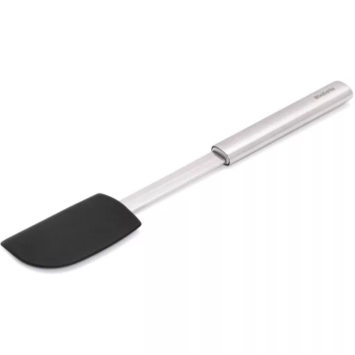 Tegye hatékonyabbá konyhai teendőit a Brabantia Profile Bake &amp; Mix sütőspatula, r.m. acél, selyem matt, fekete kivitelben!