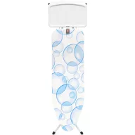   Brabantia Solid Steam Unit Holder vasalódeszka 1240x380mm - B méret, fix vasalótálca gőzállomásokhoz, D=22mm fehér váz, PerfectFlow buborék huzat - 103629