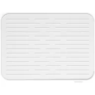   Brabantia SinkSide Silicone Dish Drying Mat edényszárító, csepegtető szőnyeg, csúszásmentes, bordázott felület, 325x438mm, szilikon, világosszürke - 117466