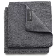   Brabantia SinkSide Microfibre Dish Cloths mikroszálas tisztítókendő, 2 db-os szett, sötétszürke, 300x300 mm - 118029