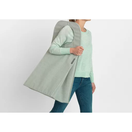 Brabantia Laundry Bags összehajtható szennyestartó táska, négyzet formájú, nagy méret 55L, zöld - 120404