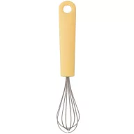   Brabantia Tasty+ Bake & Mix kis méretű habverő, akasztóval, r.m. acél fej, műanyag nyél, vaníliasárga - 120602