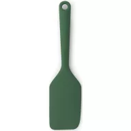   Brabantia Tasty+ Bake & Mix sütőspatula, kaparóval, szögletes élű, akasztóval, hőálló, műanyag, platinazöld - 121883