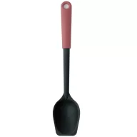   Brabantia Tasty+ Cook & Serve tálalókanál, lapos kaparóéllel, beépített serpenyőtartóval, akasztóval, hőálló, műanyag, szőlőpiros - 122743