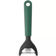   Brabantia Tasty+ Slice & Dice zöldségpucoló, citromhéj-kaparóval, bal- és jobbkezes használat, akasztóval, r.m. acél, műanyag, platinazöld - 122927