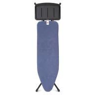   Brabantia Solid Steam Unit Holder vasalódeszka 1240x380mm - B méret, fix vasalótálca gőzállomásokhoz, D=22mm fekete váz, farmerkék huzat - 134364