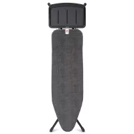   Brabantia Solid Steam Unit Holder vasalódeszka 1240x380mm - B méret, fix vasalótálca gőzállomásokhoz, D=22mm fekete váz, farmer fekete huzat - 134449