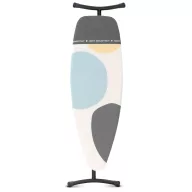   Brabantia Heat-Resistant Parking Zone vasalódeszka 1350x450mm - D méret, hőálló pihentető zóna, ülve vasaláshoz, D=35mm fekete váz, tavaszi buborékok huzat - 134784
