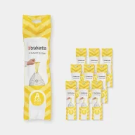   Brabantia PerfectFit szemeteszsák, A méret, 3-5L, Multipack 200 zsák, 10 tekercs, 20 zsák/tekercs - 137648