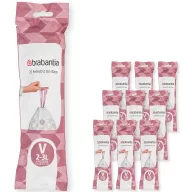   Brabantia PerfectFit szemeteszsák, V méret, 2-3L, Multipack 200 zsák, 10 tekercs, 20 zsák/tekercs - 137686