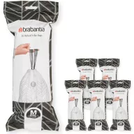   Brabantia PerfectFit szemeteszsák, M méret, 60L, Multipack 120 zsák, 6 tekercs, 20 zsák/tekercs - 138867